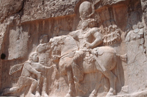 Pers kralı Şappur ve Roma imparatoru